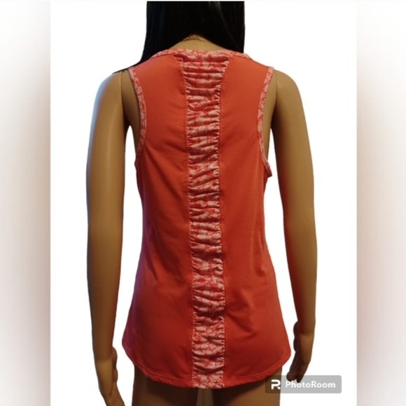 Ryka Women's Medium Workout Tank Top Orange/Pink Coral Color - Picture 3 of 13